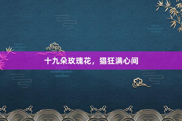 十九朵玫瑰花，猖狂满心间